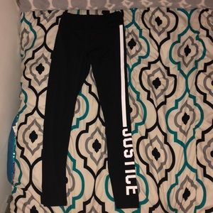 Justice tight fit pants